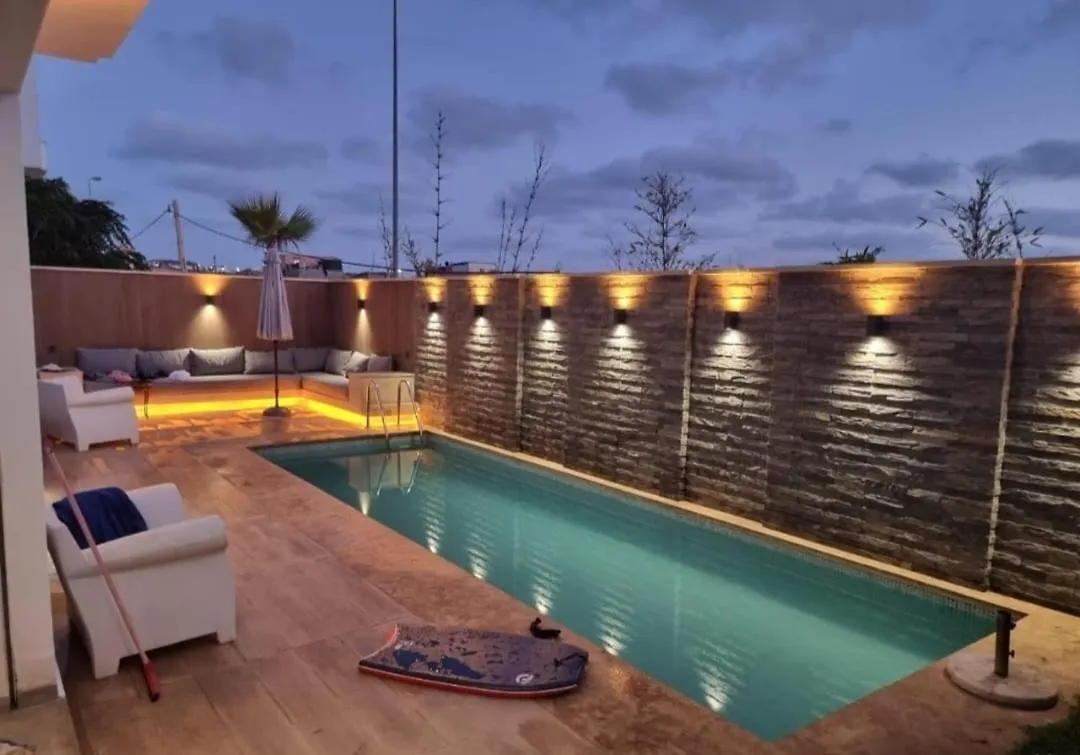 Magnifique Villa Avec Piscine Proche Des Plages Casablanca